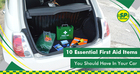 10 Essential First Aid Items You Should Have In Your Car
